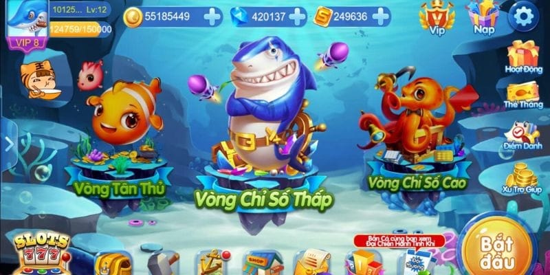 Bắn Cá H5 - Chinh Phục Đại Dương Vô Vàn Ưu Đãi 3 Bắn Cá H5 có các phòng game nào?